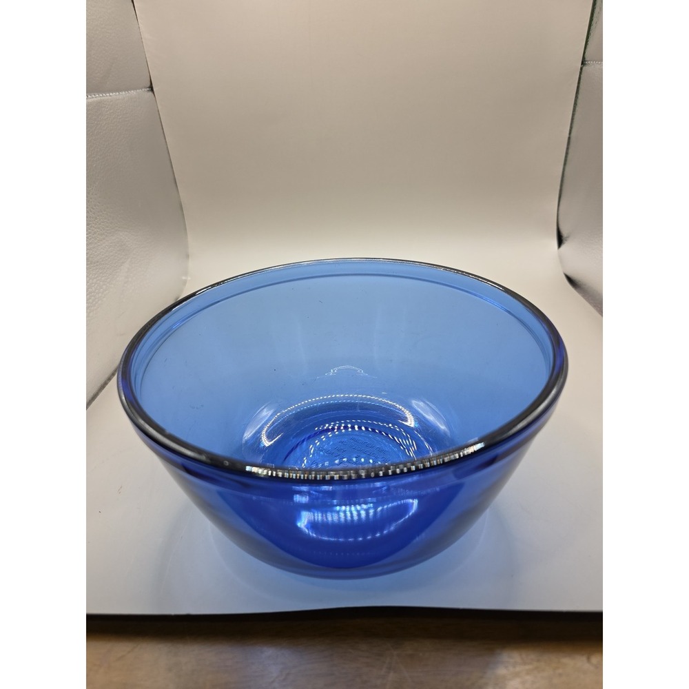 Anchor Hocking Ovenwear Mixing Bowl 1.5 Qt Colbalt Blue Glass